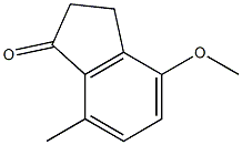 4-Methoxy-7-methyl-1-indanone 구조식 이미지