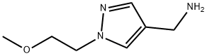(1-(2-methoxyethyl)-1H-pyrazol-4-yl)methanamine Structure