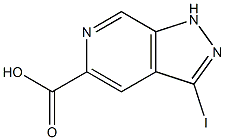 3-Iodo-1H-pyrazolo[3,4-c]pyridine-5-carboxylic acid 구조식 이미지