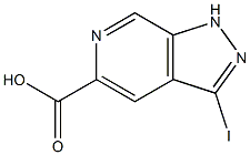 3-Iodo-1H-pyrazolo[3,4-c]pyridine-5-carboxylic acid Structure