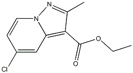 5-Chloro-2-methylpyrazolo[1,5-a]pyridine-3-carboxylic acid ethyl ester Structure