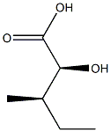 (2S,3R)-3-methyl-2-Hydroxy-pentanoic acid Structure