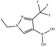 (1-Ethyl-3-(trifluoromethyl)-1H-pyrazol-4-yl)boronic acid Structure