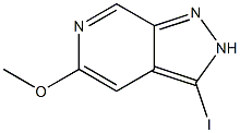 3-Iodo-5-methoxy-2H-pyrazolo[3,4-c]pyridine 구조식 이미지