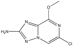 6-Chloro-8-methoxy-[1,2,4]triazolo[1,5-a]pyrazin-2-ylamine Structure