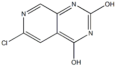 6-Chloro-pyrido[3,4-d]pyrimidine-2,4-diol 구조식 이미지
