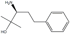 (S)-3-amino-2-methyl-5-phenylpentan-2-ol 구조식 이미지
