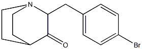 2-(4-bromobenzyl)quinuclidin-3-one 구조식 이미지