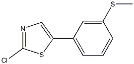 2-chloro-5-(3-(methylthio)phenyl)thiazole Structure