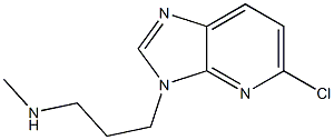 3-(5-chloro-3H-imidazo[4,5-b]pyridin-3-yl)-N-methylpropan-1-amine 구조식 이미지