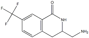 3-(aminomethyl)-7-(trifluoromethyl)-3,4-dihydroisoquinolin-1(2H)-one Structure