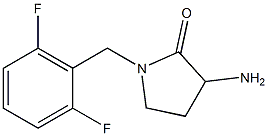 3-amino-1-(2,6-difluorobenzyl)pyrrolidin-2-one Structure