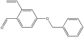 4-(benzyloxy)-2-vinylbenzaldehyde Structure