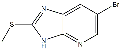 6-bromo-2-(methylthio)-3H-imidazo[4,5-b]pyridine Structure