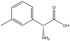 (R)-2-amino-2-(m-tolyl)acetic acid 구조식 이미지