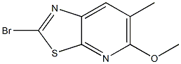 2-Bromo-5-methoxy-6-methyl-thiazolo[5,4-b]pyridine 구조식 이미지