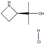 2-[(2R)-azetidin-2-yl]propan-2-ol hydrochloride 구조식 이미지