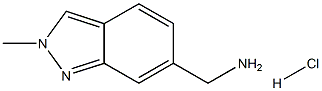 1-(2-methyl-2H-indazol-6-yl)methanamine hydrochloride Structure