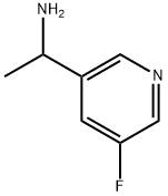 1-(5-FLUOROPYRIDIN-3-YL)ETHAN-1-AMINE Structure