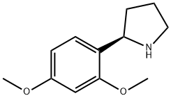 1-((2R)PYRROLIDIN-2-YL)-2,4-DIMETHOXYBENZENE 구조식 이미지