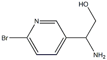 2-AMINO-2-(6-BROMOPYRIDIN-3-YL)ETHAN-1-OL Structure