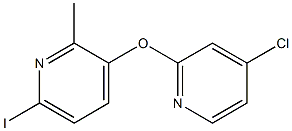 3-((4-chloropyridin-2-yl)oxy)-6-iodo-2-methylpyridine Structure