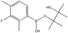 3-Fluoro-2,4-dimethylphenylboronic acid pinacol ester Structure