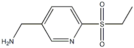 (6-(ethylsulfonyl)pyridin-3-yl)methanamine Structure