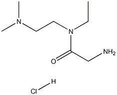 2-amino-N-(2-(dimethylamino)ethyl)-N-ethylacetamide hydrochloride Structure