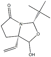  (3S,7aS)-3-(tert-butyl)-1-hydroxy-7a-vinyltetrahydropyrrolo[1,2-c]oxazol-5(3H)-on