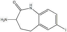 3-Amino-7-iodo-1,3,4,5-tetrahydro-benzo[b]azepin-2-one 구조식 이미지