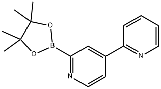 2'-(4,4,5,5-tetramethyl-1,3,2-dioxaborolan-2-yl)-2,4'-bipyridine 구조식 이미지