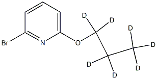 2-Bromo-6-(n-propoxy-d7)-pyridine Structure