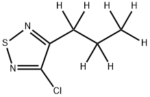 3-Chloro-4-(n-propyl-d7)-1,2,5-thiadiazole 구조식 이미지