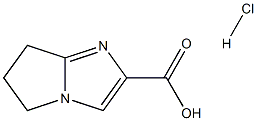 5H,6H,7H-pyrrolo[1,2-a]imidazole-2-carboxylic acid hydrochloride 구조식 이미지