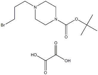 TERT-BUTYL 4-(3-BROMOPROPYL)PIPERAZINE-1-CARBOXYLATE OXALATE 구조식 이미지