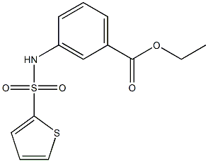 ethyl 3-(thiophene-2-sulfonamido)benzoate 구조식 이미지