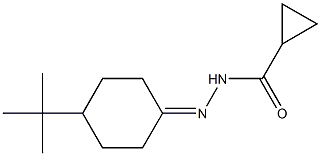 N'-(4-(tert-butyl)cyclohexylidene)cyclopropanecarbohydrazide Structure