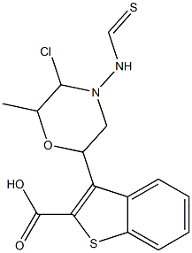 methyl 3-chloro-6-(morpholine-4-carbothioamido)benzo[b]thiophene-2-carboxylate Structure
