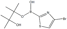 4-bromothiazol-2-ylboronic acid pinacol ester Structure