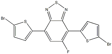 4,7-bis(5-bromothiophen-2-yl)-5-fluorobenzo[c][1,2,5]thiadiazole Structure