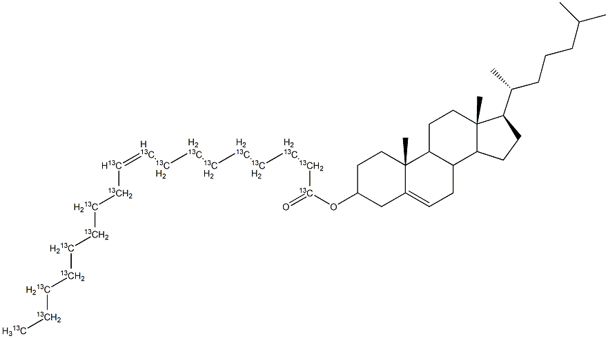 Cholesteryl oleate-13C18
		
	 Structure