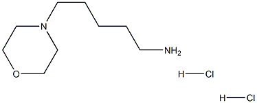 (5-Morpholin-4-ylpentyl)amine dihydrochloride 구조식 이미지