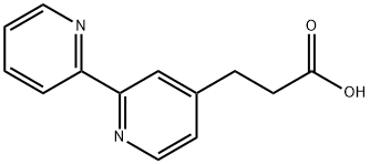 3-([2,2'-Bipyridin]-4-yl)propanoic acid 구조식 이미지