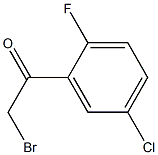 2-Bromo-5'-chloro-2'-fluoroacetophenone 구조식 이미지