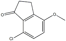 7-Chloro-4-methoxy-1-indanone 구조식 이미지