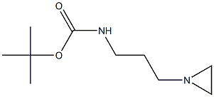 tert-butyl (3-(aziridin-1-yl)propyl)carbamate 구조식 이미지