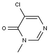 5-Chloro-3-methylpyrimidin-4(3H)-one Structure