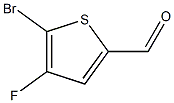 5-Bromo-4-fluorothiophene-2-carbaldehyde Structure