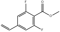 methyl 2,6-difluoro-4-vinylbenzoate Structure